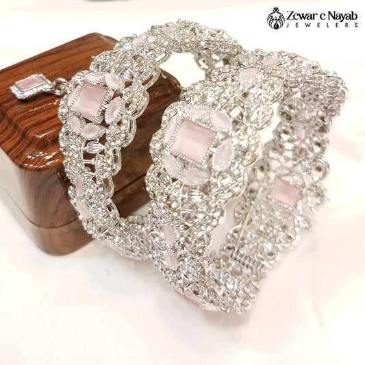 J18- Stone Work Bangles