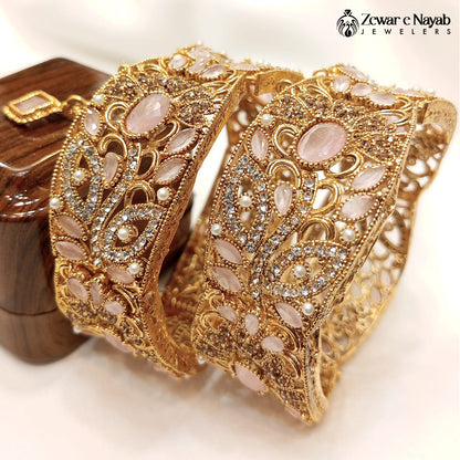 J13- Stone Work Bangles