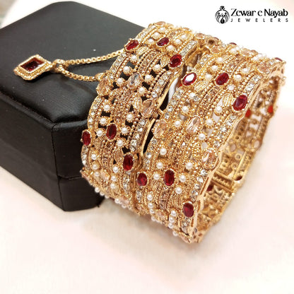 J1 - Stone Work Bangles