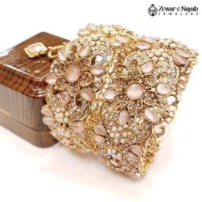 J16- Stone Work Bangles