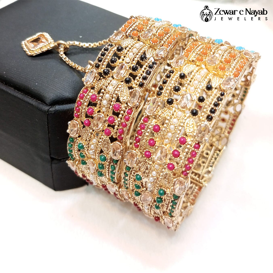 J1 - Stone Work Bangles