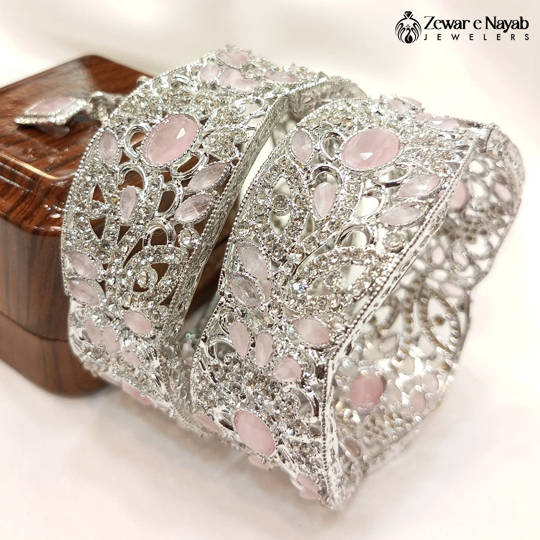 J13- Stone Work Bangles